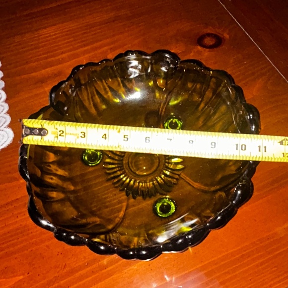 Vintage Indiana glass footed fruit bowl - Picture 4 of 4